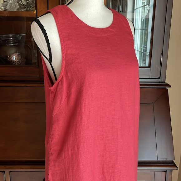 NWT J. Crew Linen Pullovr Rust Orange Red Dress S - Picture 5 of 11